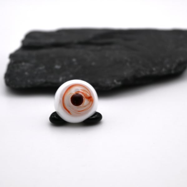 small glass eye ball keepsake figure