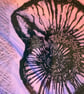 Ammonite stained glass light catcher  - Image 4