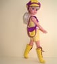 Sindy or Fleur Sewing Pattern for 1960's Playsuit, Cap, Boots and Bag - Image 6
