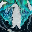 Aurora Borealis A4 Art Print