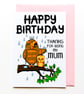 Cute Owl Birthday Card For Mum From Teenage, Infant Daughter, Son - Image 8