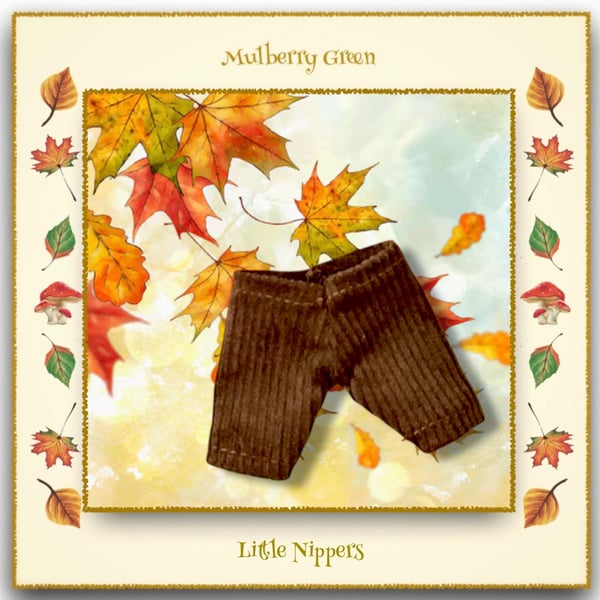 Little Nippers Hazelnut Brown Corduroy Trousers