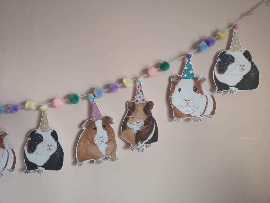 Guinea Pig Birthday Bunting