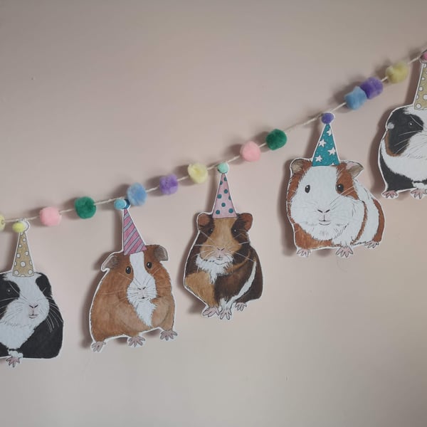 Guinea Pig Birthday Bunting