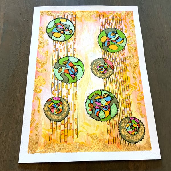         Abstract Art 'Nurographic Circles:'