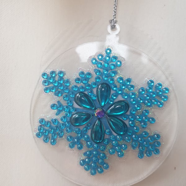 Christmas hanging tree decoration- snowflake 