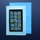 Individually Hand Crafted Embroidered Tapestry Blank Card