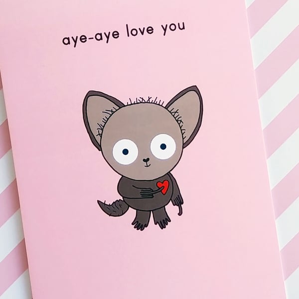 love card - aye-aye love you 
