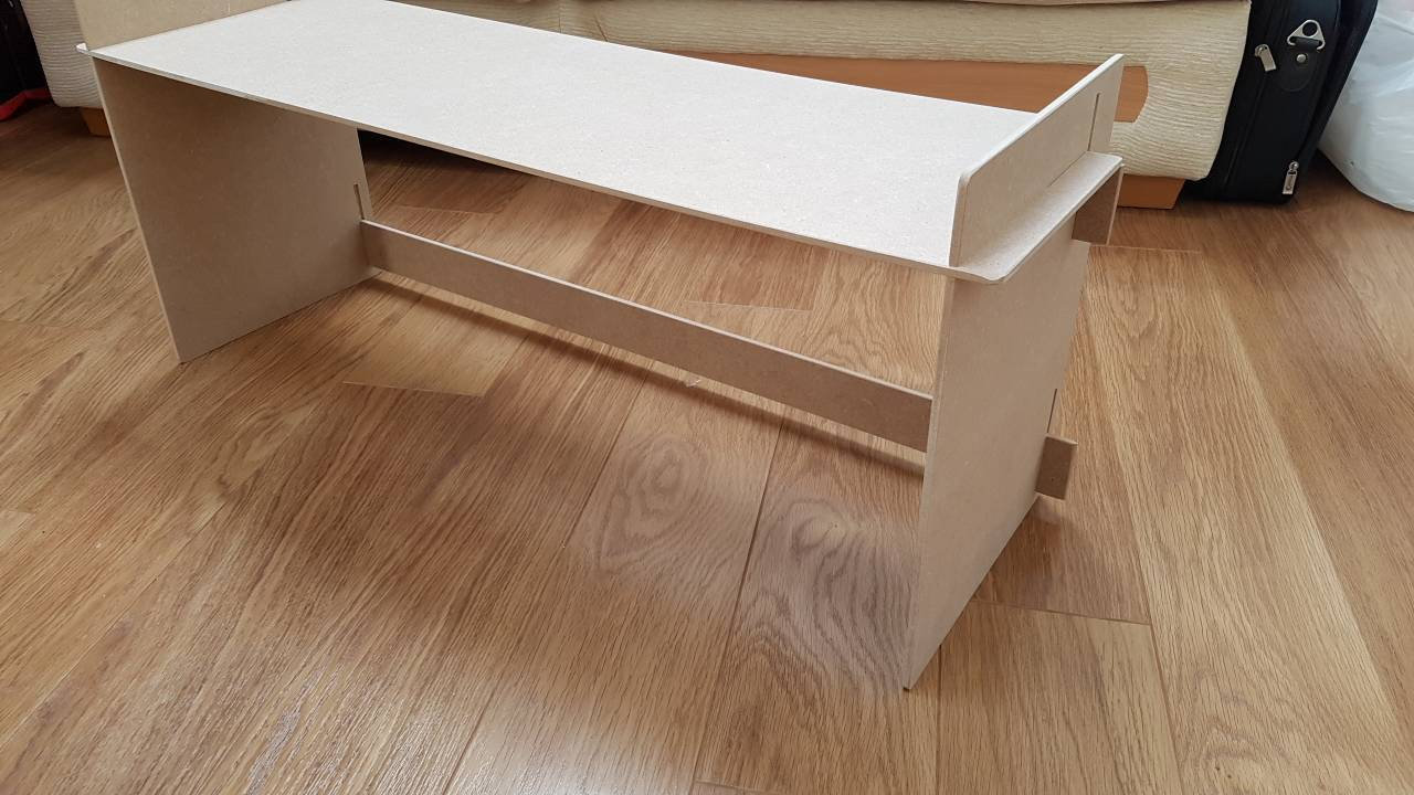 Display Shelf Table - Flat packing & ideal for Craft fairs and Shop displays