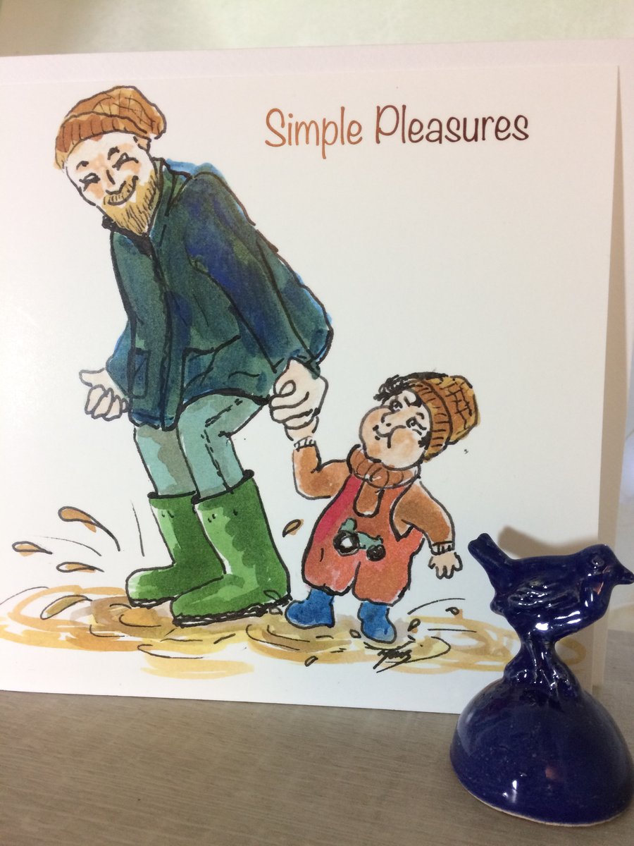 Card- Simple Pleasures Puddles