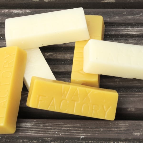 Pure Beeswax Bar, approximately 1oz, 30g