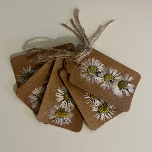 Daisy tags (pack of 5)