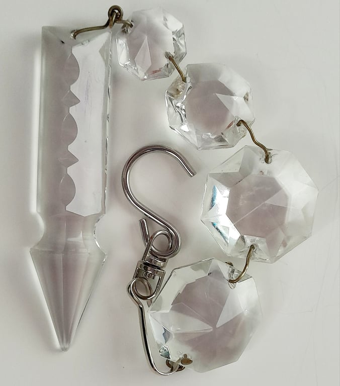 Vintage Chandelier Glass