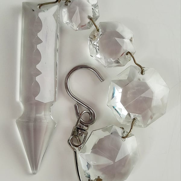 Vintage Chandelier Glass