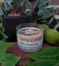 Lime Basil and Mandarin Artisan Soy Candle Vegan Friendly Handcrafted