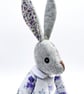 Luna Lapin Rabbit - Heirloom Rabbit - Handmade Wool Felt Bunny - Image 5
