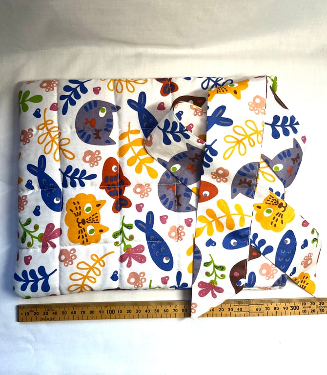 Handmade Quilted Book, iPad Sleeve 