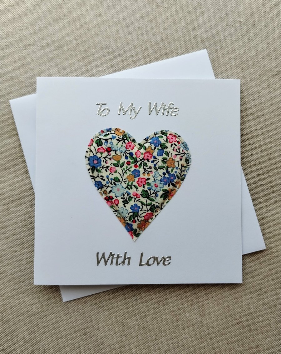 Wife heart card