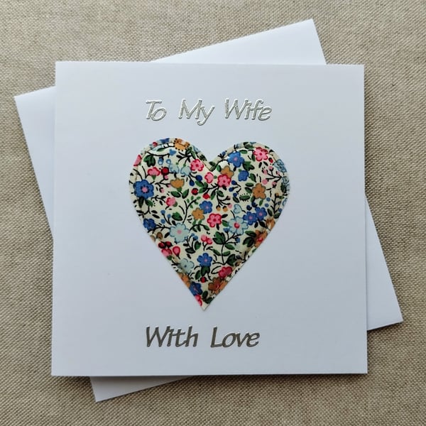 Wife heart card