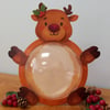 Reindeer "Bauble Buddies" gift box, handmade