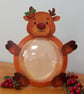 Reindeer "Bauble Buddies" gift box, hanmade