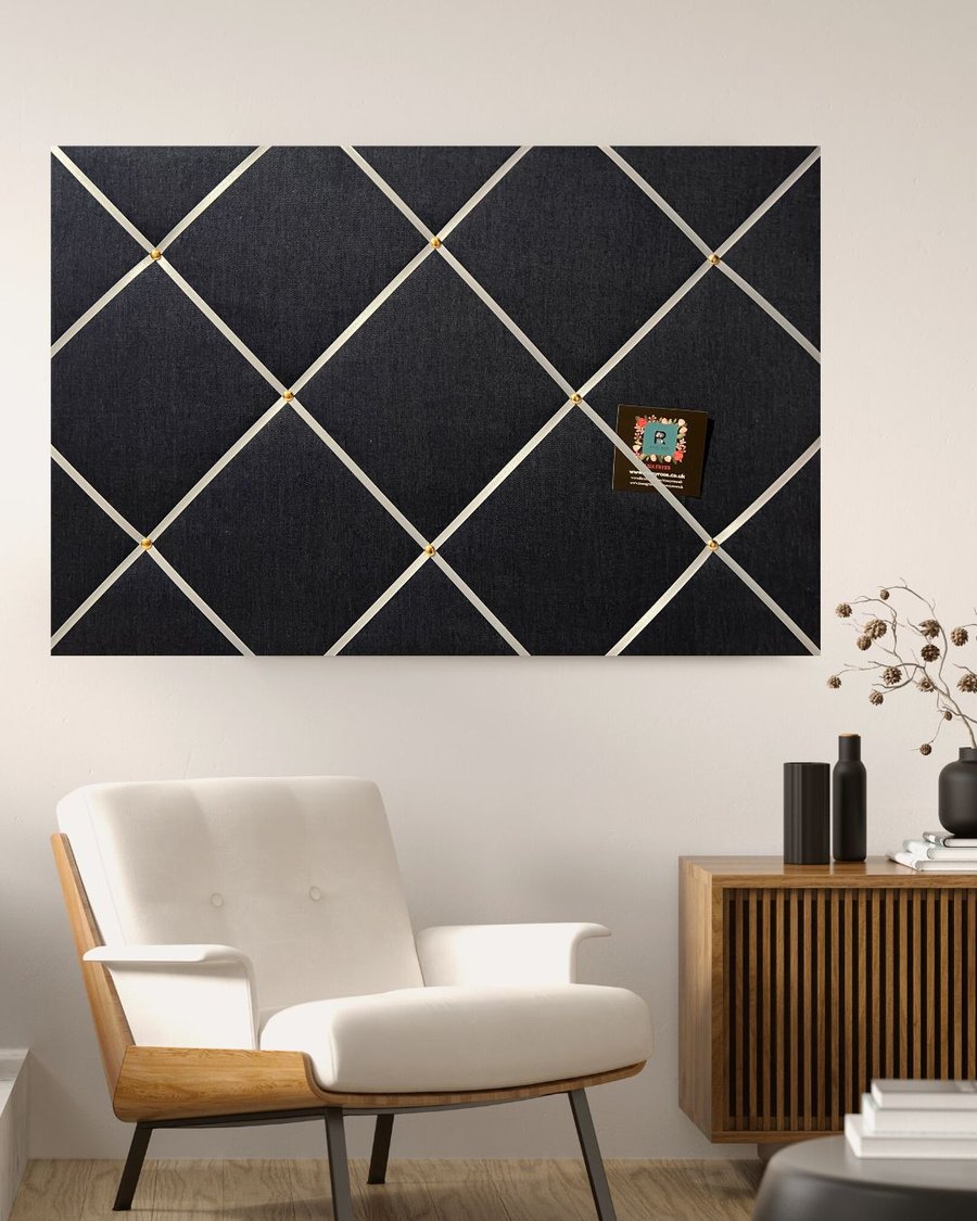 Handmade Bespoke Memo Notice Bulletin Board Wit... Folksy