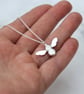 Sterling silver garden bumblebee pendant necklace - Image 4