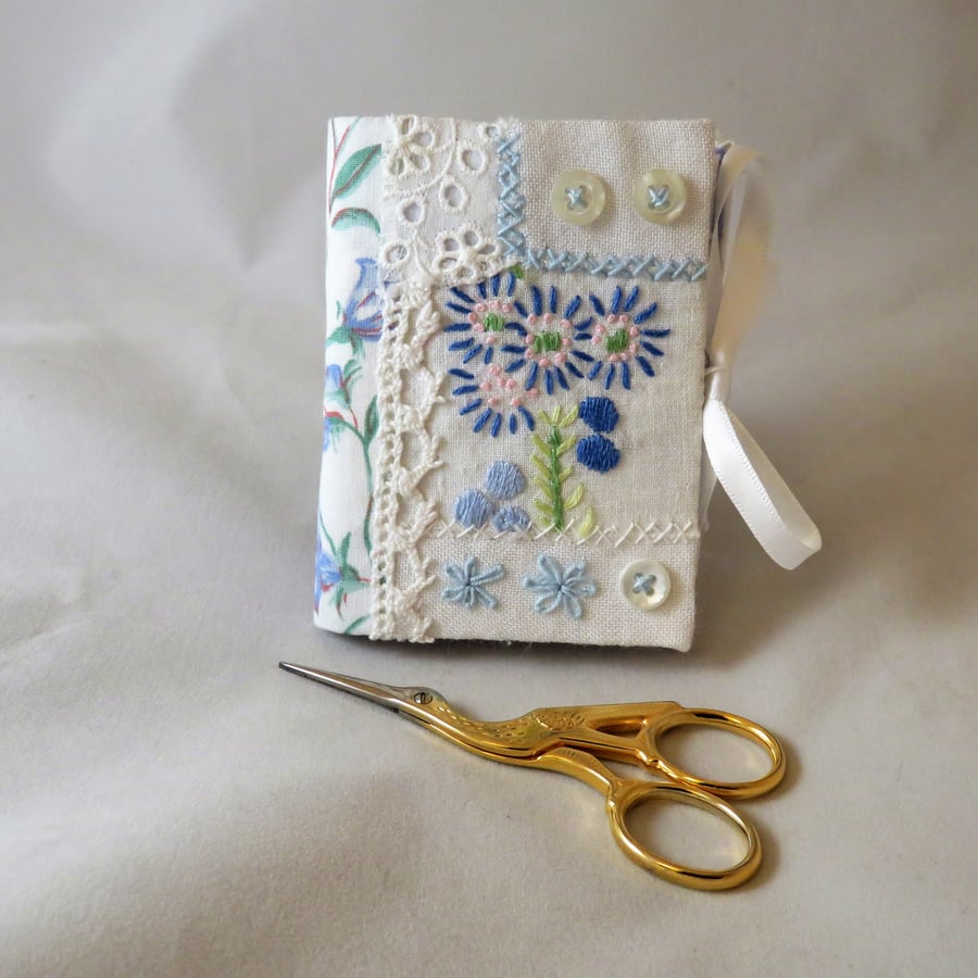 Patchwork needle book