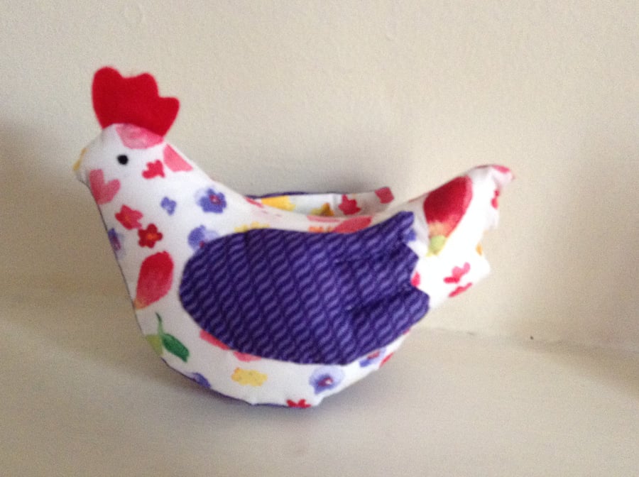 Flowery purple chicken