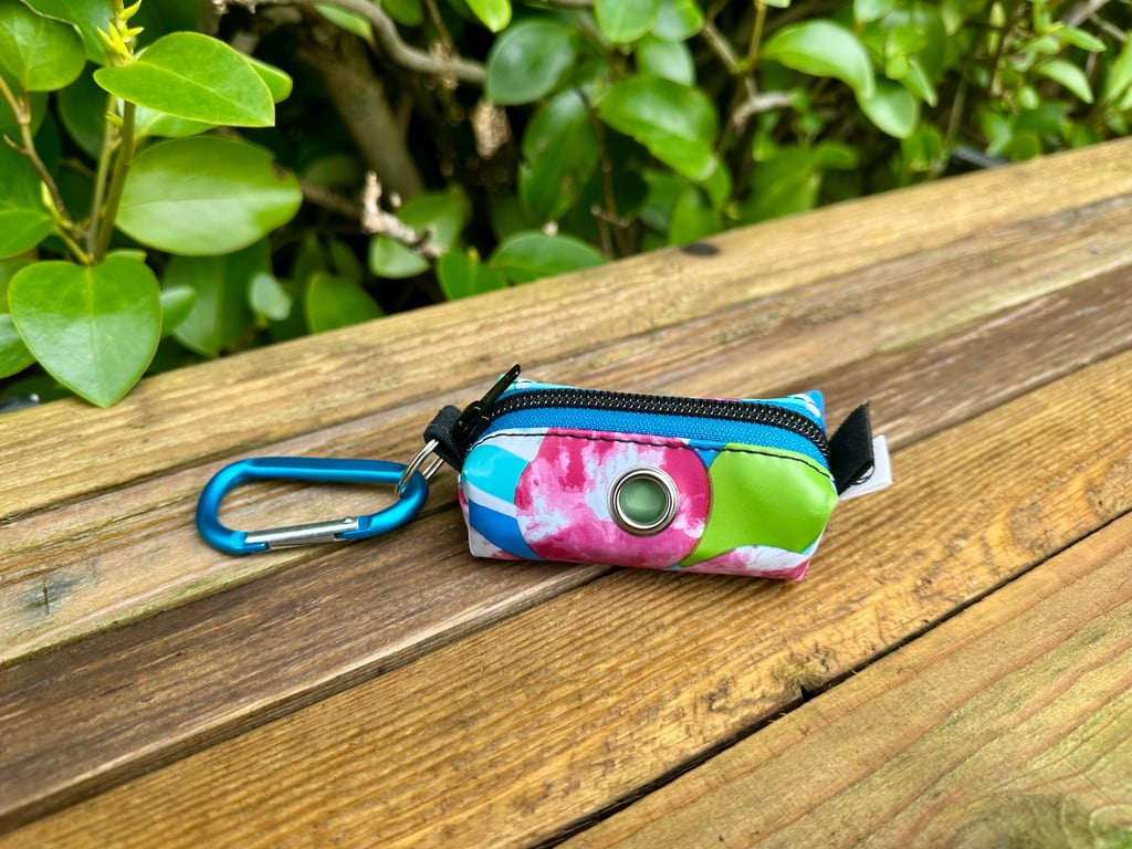 Repurposed Dog Poo Bag Holder Made From Pool Toys