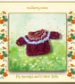 Pip Squeaks and Cotton Tails Rust Yoked Jumper