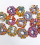 Colourful Handmade Scrunchies