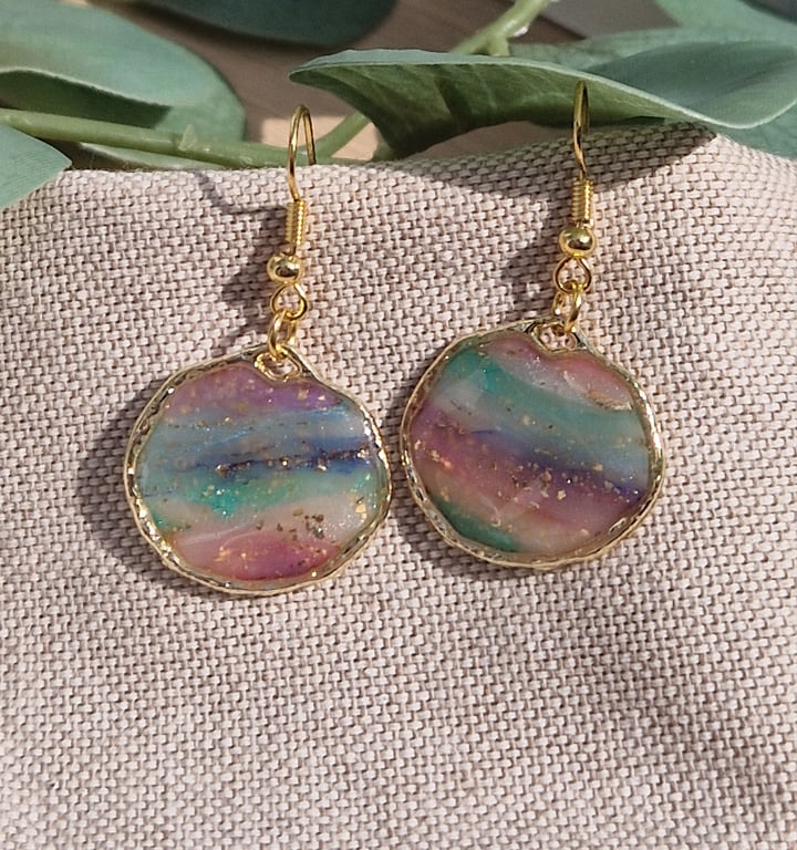 Polymer Clay Earrings: Pretty Pastels
