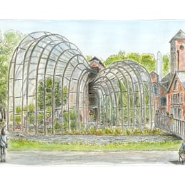 'The Gin Palace'. The Glasshouses at Bombay Sapphire Distillery- Limited Print