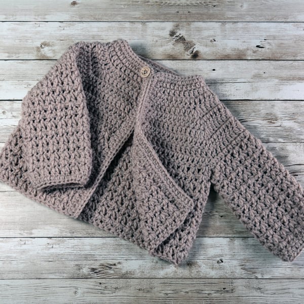 Crochet Baby Cardigan