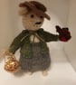 Hand Knitted Mouse- Dickie Bird