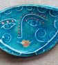 Blue face brooch  - Image 1