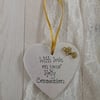 Ceramic Heart - Holy Communion