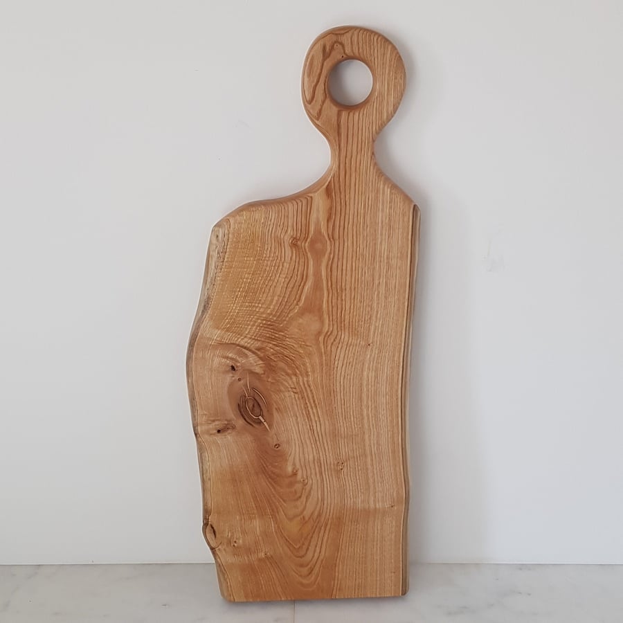 Perfectly Imperfect No174 Live Edge Solid English Ash Large Chopping Board
