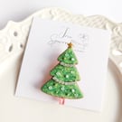 Christmas Tree Brooch