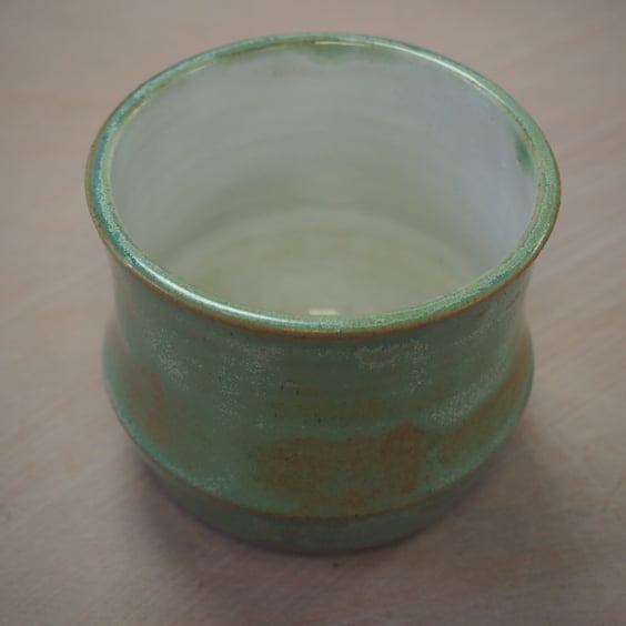 Stoneware Japanese inspired tea bowl or whisky cup