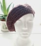 Winter Grape Beret Hat, Aran Yarn - Image 6
