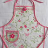 Children's Pink Felt Flower Apron