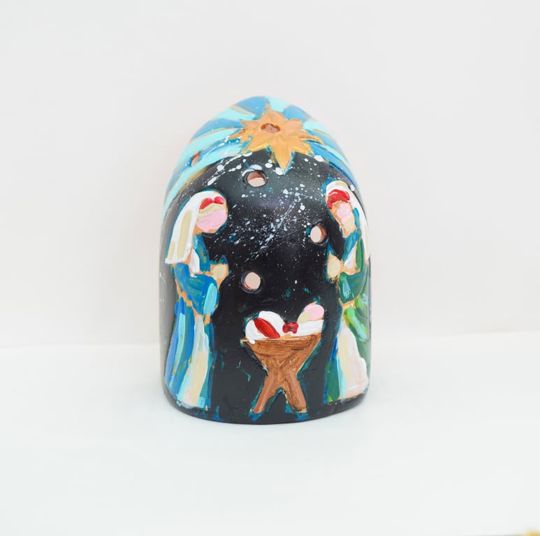 Nativity Scene Tea Light Holder 