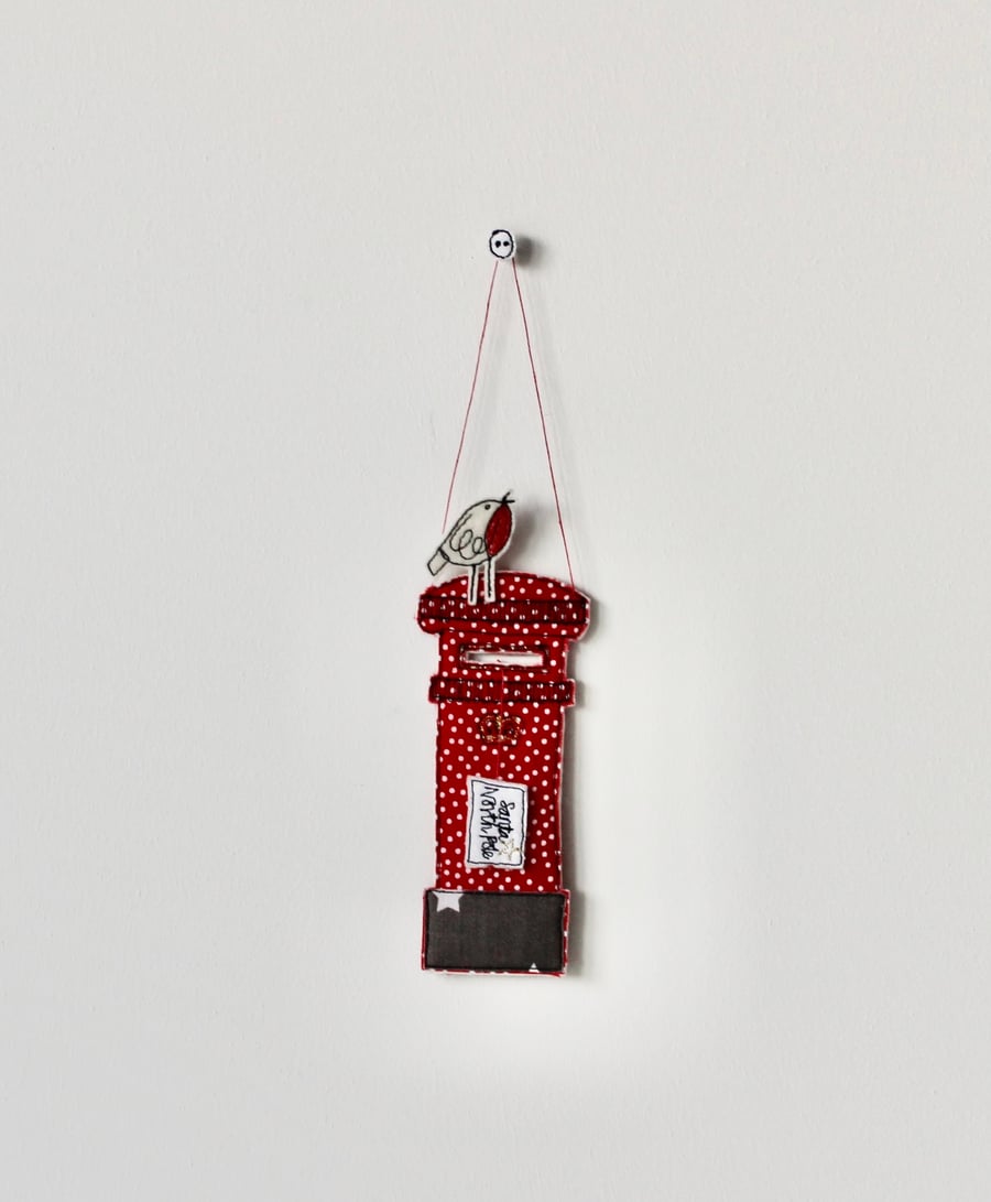 Dotty Posting Box - Hanging Decoration