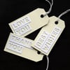 Mixed Words Tags - set of 3 - Handcrafted Gift Tags - dr18-0076