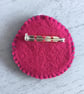 Hand Embroidered Dragonfly Brooch - Image 3