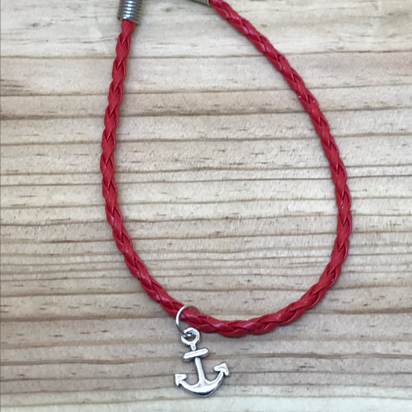 Red Anchor Bracelet (447)