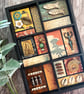 Mixed media assemblage, boho home decor, cabinet of curiosities, new home gift