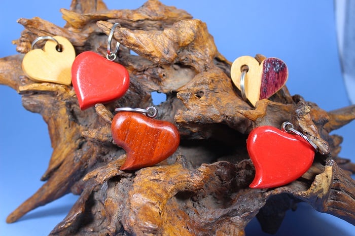 Heart Key Rings